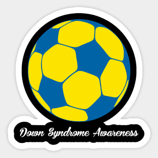 Down Syndrome Awareness Soccer Sticker